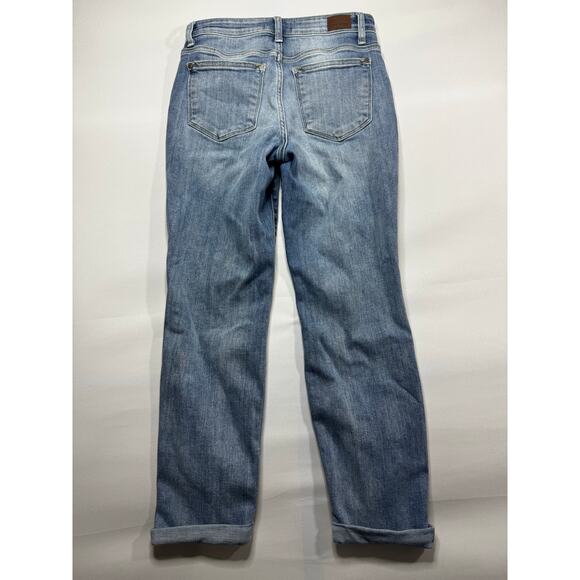 Judy Blue Women's Boyfriend Fit Blue Stretch Denim Jeans - Size 1 (27x27) - Picture 2 of 6
